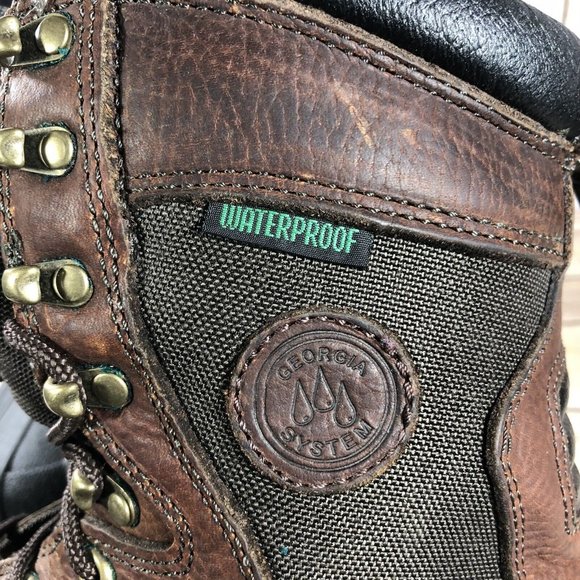 Georgia Boot 800Gram Waterproof Insulated Boots Mens Size 8W G9533 Hunting - Picture 9 of 12